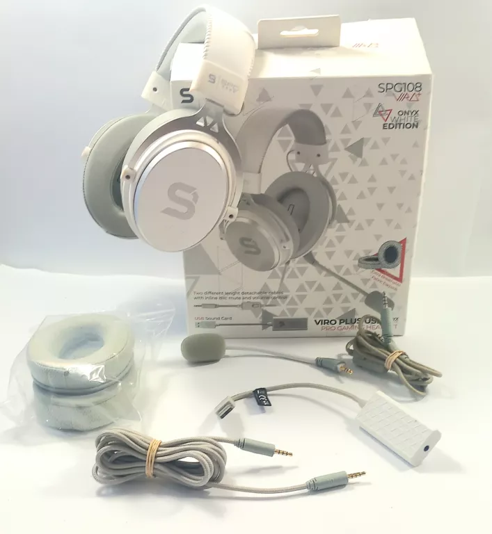 SPC GEAR VIRO SPG108 SŁUCHAWKI GAMINGOWE Z MIKROFONEM KOMPLET