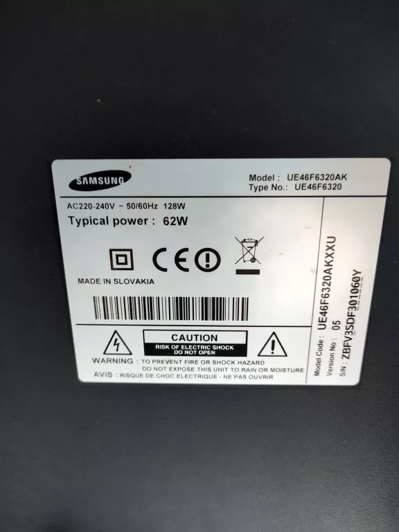 TELEWIZOR SAMSUNG UE46F6320