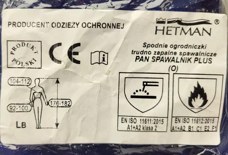 ZESTAW UBRAŃ ROBOCZYCH HETMAN PAN SPAWALNIK KOSZULA I SPODNIE OGRODNICZKI
