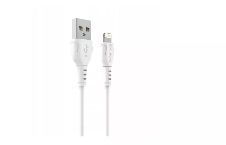 KABEL BOROFONE BX51 TRIUMPH - USB NA LIGHTNING - 2,4A 1M BIAŁY