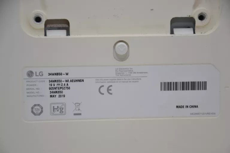MONITOR LG 34WK650