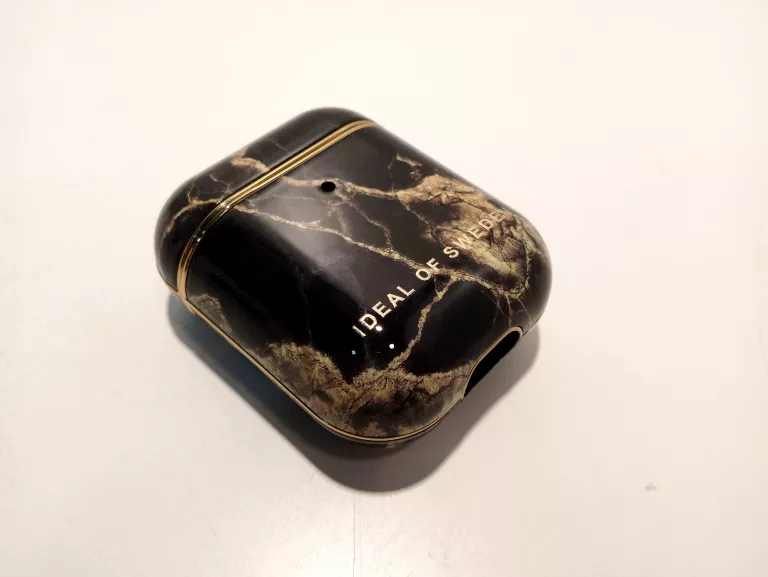 ETUI AIRPODS CASE 1 ST & 2 ND GEN IDEAL OF SWEDEN GOLDEN SMOKE MARBLE