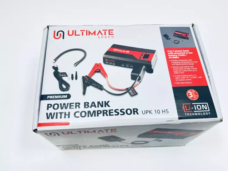 ULTIMATE SPEED POWERBANK UPK 10 H5 Z KOMPRESOREM * BARDZO DOBRY STAN *