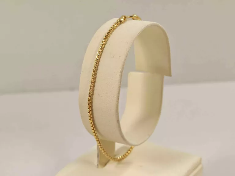 ZŁOTA BRANSOLETKA WĘŻYK 585 1,21G 1MM 19CM
