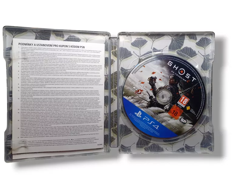 GRA PS4 GHOST OF TSUSHIMA STEELBOOK