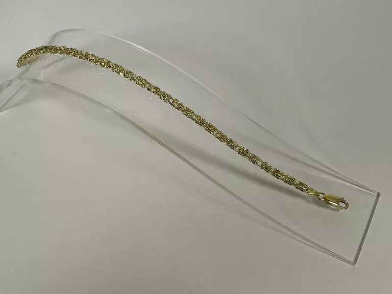 ZŁOTA BRANSOLETKA SPLOT KRÓLEWSKI 585 4,94G 19CM