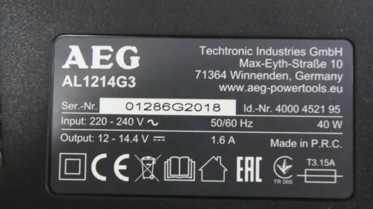 WKRĘTARKA AEG BS 14 G3 2AQ +ŁAD +WALIZKA KOMPLET