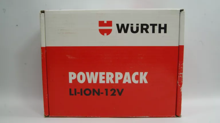 WURTH POWERPACK 12V DWA AKUMULATORY 12V 4,0 AH +ŁADOWARKA