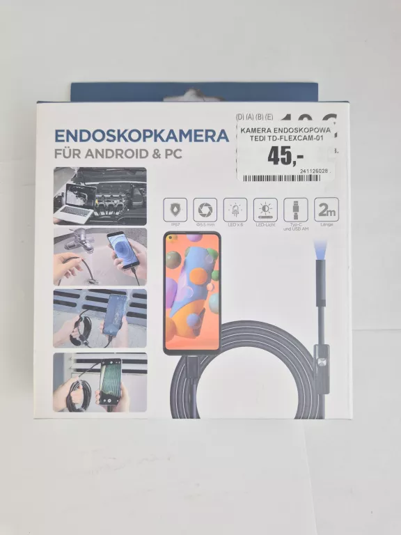 KAMERA ENDOSKOPOWA TEDI TD-FLEXCAM-01