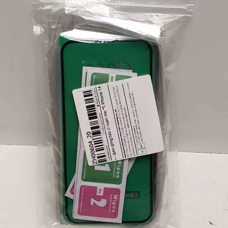 ETUI SILIKONOWE ZIELONE + SZKŁO OCHRONNE IPHONE 14