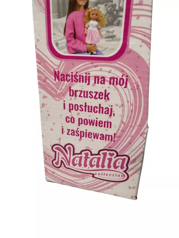 LALKA FUNKCYJNA NATALIA NACIŚNIJ MÓJ BRZUSZEK ŚWIETNY PREZENT!