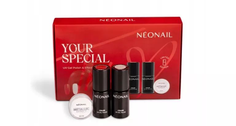 NEONAIL ZESTAW ŚWIĄTECZNY - YOUR SPECIAL TRIO: UV GEL POLISH & EFFECT SET