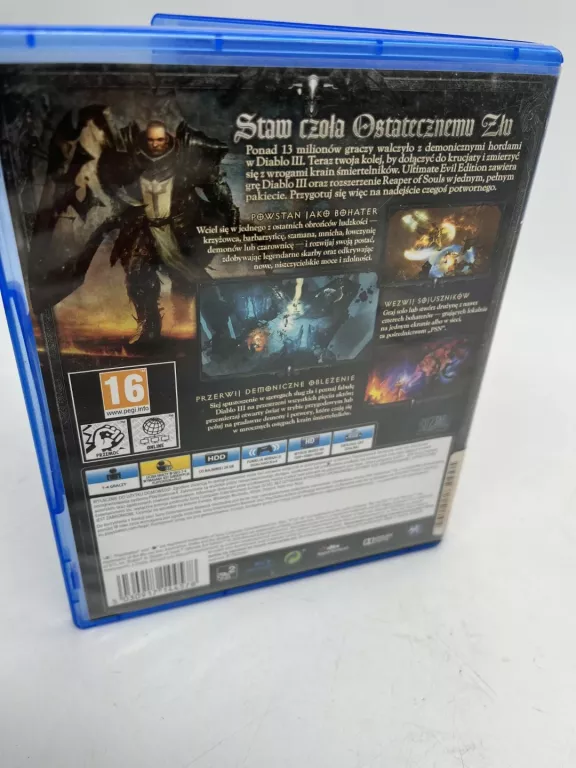 GRA PS4 DIABLO 3 REAPER OF SOULS ULTIMATE EVIL EDITION + PODSTAWA