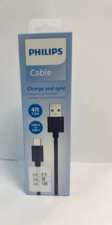 KABEL DO ŁADOWANIA USB KABEL 2.0 USB-A USB-C 1,2 M