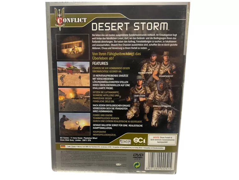 GRA NA PS2 CONFLICT: DESERT STORM