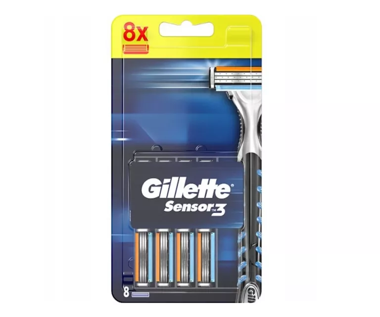 WKŁADY DO MASZYNKI GILLETTE SENSOR3 8 SZTUK