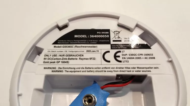 CZUJNIK DYMU ELECT PLUS  OPTICAL SMOKE DETECTOR EN 14604
