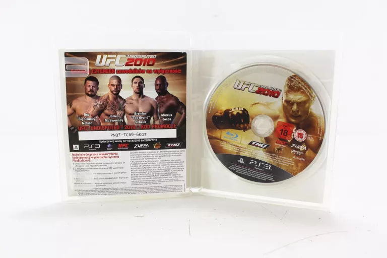 GRA NA KONSOLĘ PS3  UFC 2010 UNDISPUTED PEGI16 POLSKA WER. JĘZ.