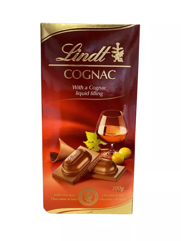 LINDT CZEKOLADA COGNAC 100G