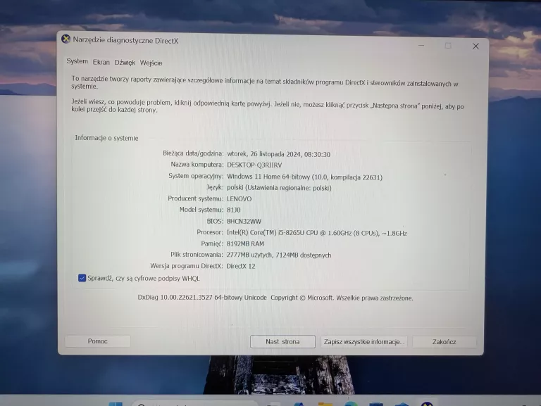 LAPTOP LENOVO YOGA 730-13IKB 13,3 " INTEL CORE I5 8 GB / 512 GB