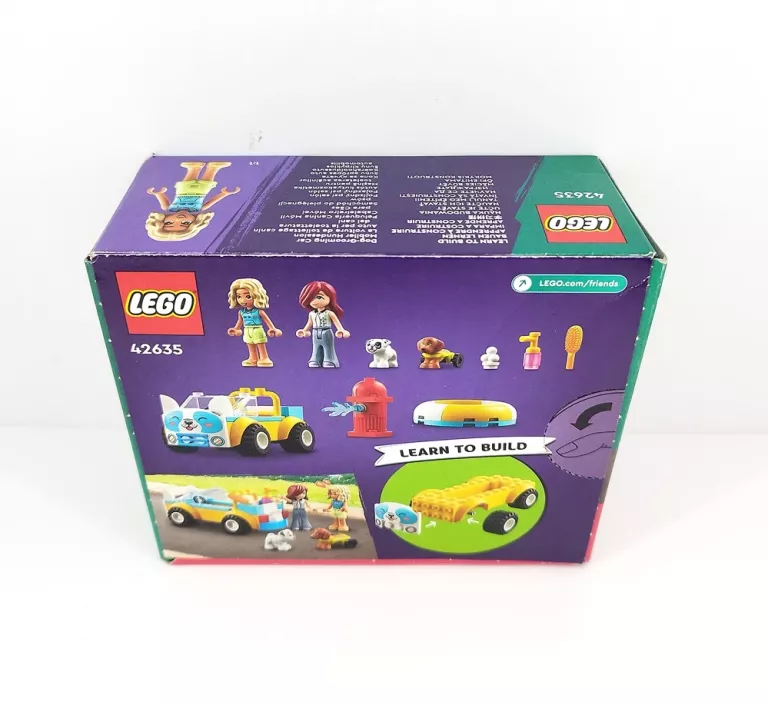 LEGO FRIENDS 42635 SAMOCHÓD DO PIELĘGNACJI PSÓW PIESKI ZESTAW DLA DZIECI +