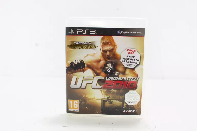 GRA NA KONSOLĘ PS3  UFC 2010 UNDISPUTED PEGI16 POLSKA WER. JĘZ.