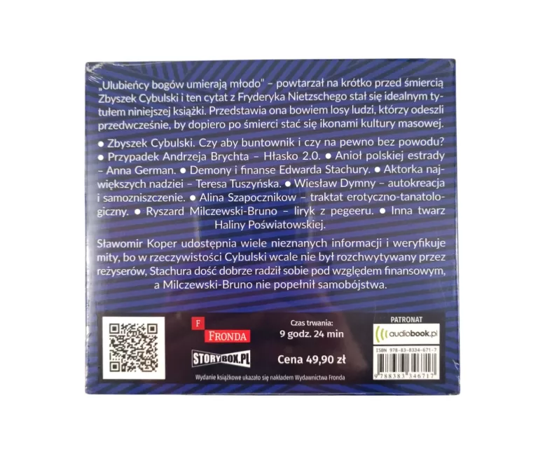 CD MP3 SŁAWOMIR KOPER ULUBIEŃCY BOGÓW UMIERAJĄ MŁODO