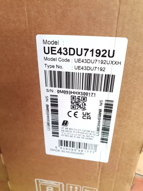 TELEWIZOR SAMSUNG 4K DU7100 43 CALE SMART KOMPLET GW
