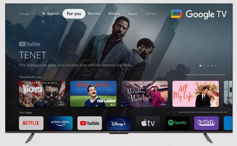 TELEWIZOR TCL 55P735 55" KOMPLET [BRAK NÓŻEK]