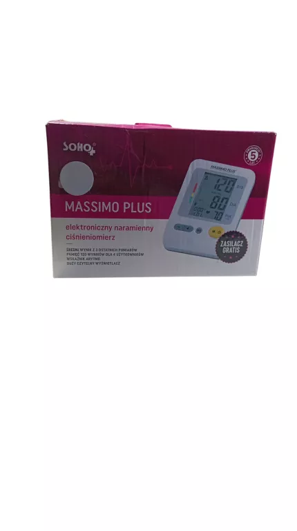 MASSIMO PLUS CIŚNIENIOMIERZ + ZASILACZ 1 SZT.