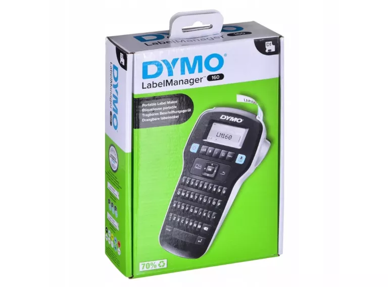 DYMO DRUKARKA LABELMANAGER 160+TAŚMA DYMO D1 ( CZARNY NADRUK )302698174612
