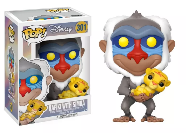 FUNKO POP! DISNEY: THE LION KING: RAFIKI KRÓL LEW MŁODY SIMBA