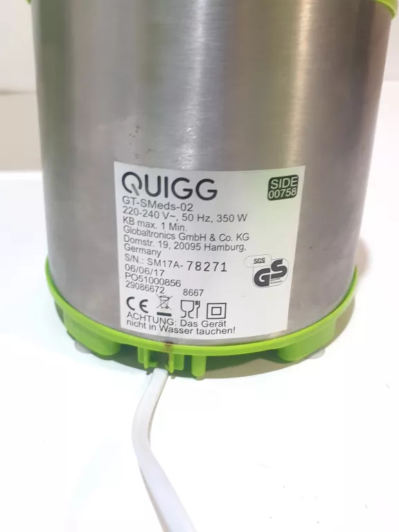 BLENDER QUIGG
