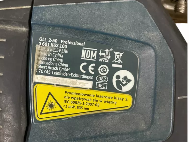LASER LINIOWY BOSCH GLL 2-50 WALIZKA
