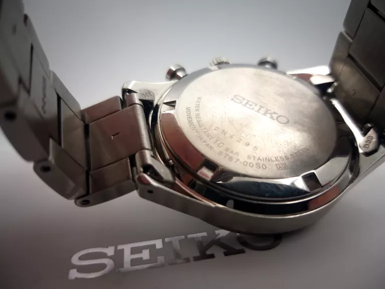 ZEGAREK SEIKO 8T67-00S0 CHRONOGRAF PARAGON W.KRUK