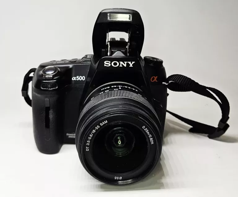 LUSTRZANKA SONY ALPHA 500 DSLR-A500 ZESTAW