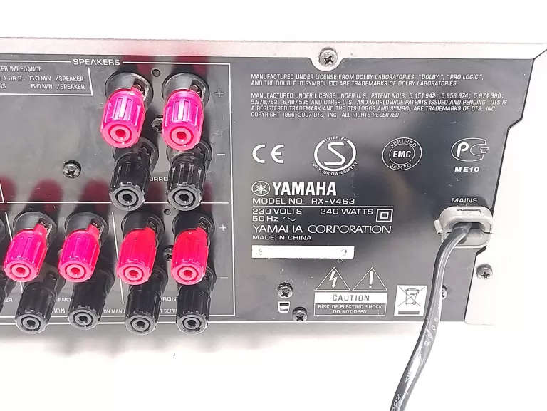 AMPLITUNER YAMAHA RX-V463 HDMI/USB + PILOT