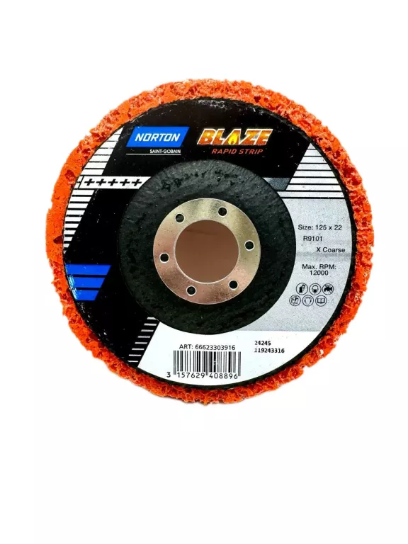 KRĄŻEK ZDZIERAKOWY NORTON BLAZE RAPID STRIP 125X22 R9101