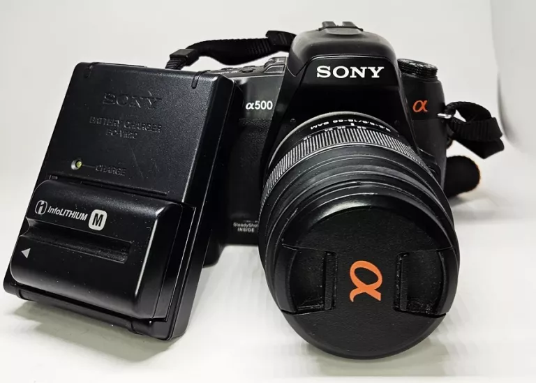 LUSTRZANKA SONY ALPHA 500 DSLR-A500 ZESTAW