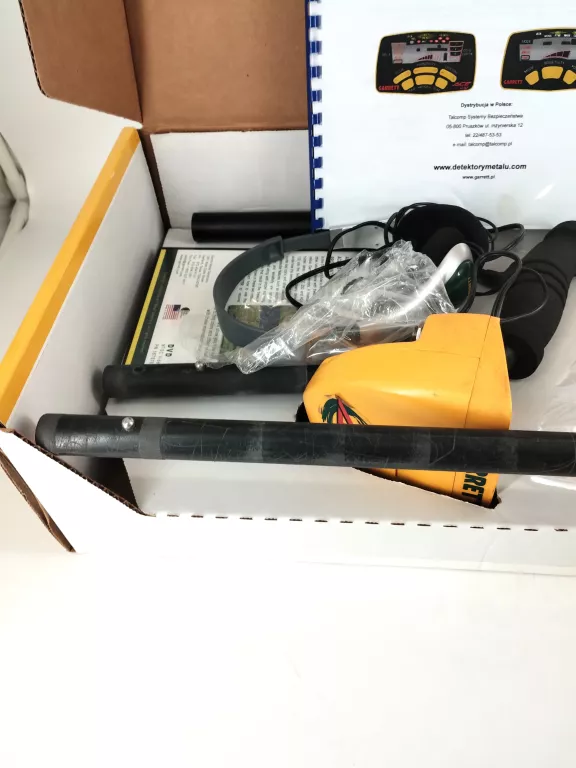 WYKRYWACZ GARRETT ACE 250 + SŁUCHAWKI + INSTRUKCJA + PUDEŁKO