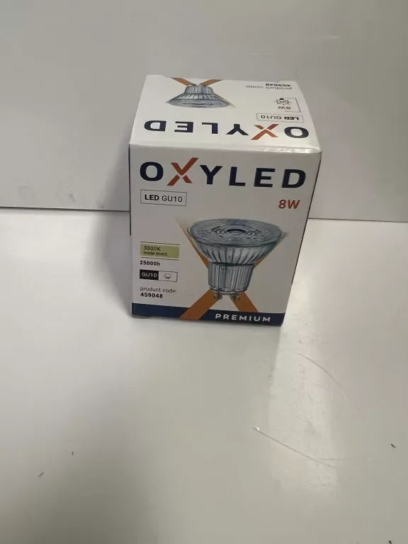 ŻARÓWKA OXYLED PREMIUM GU10 575LM 8W WARM WHITE 459048
