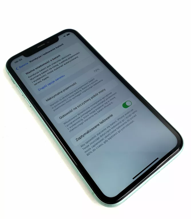 SMARTFON IPHONE 11 64 GB BATERIA 73%
