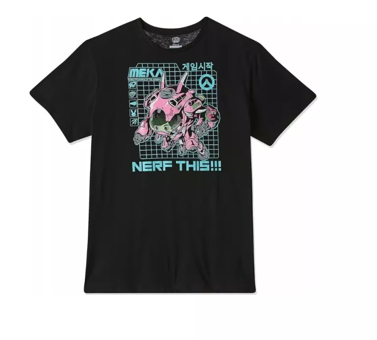 KOSZULKA FUNKO POP TEE OVERWATCH D.VA I MACHA R.S