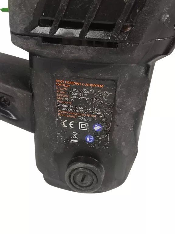 MŁOT UDAROWY MŁOTOWIERTARKA NITEO TOOLS 900W SDS PLUS RH0008-16