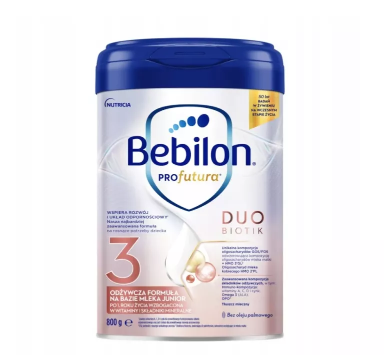 BEBILON PROFUTURA DUO BIOTIK 3 MLEKO MODYFIKOWANE 800 G