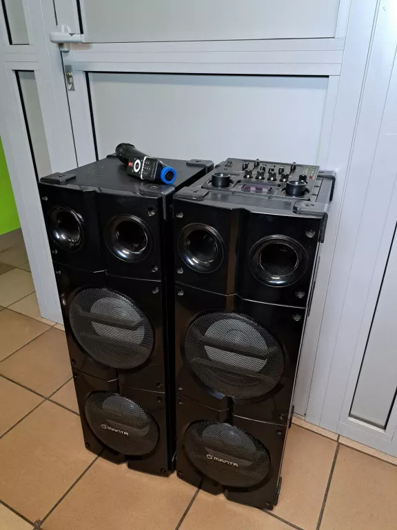 GŁOŚNIKI MANTA SPK5015 +MIKROFON I PILOT