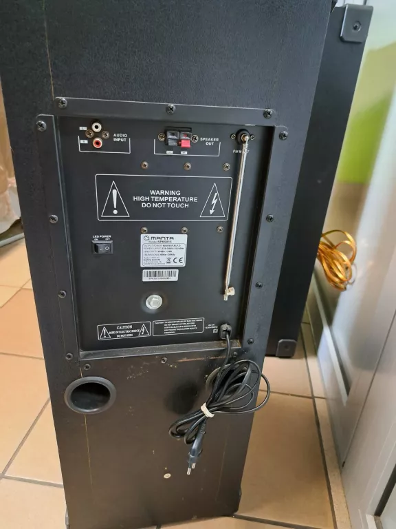 GŁOŚNIKI MANTA SPK5015 +MIKROFON I PILOT