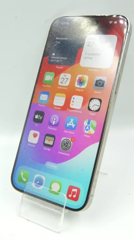 SMARTFON APPLE IPHONE 15 PRO MAX 256GB BAT. 100% GWARANCJA +ORYGINALNE ETU