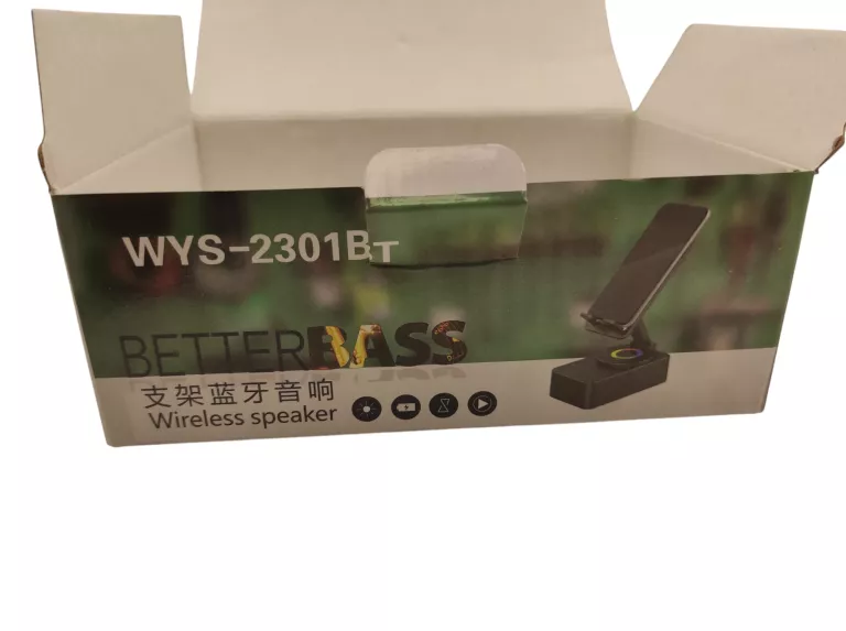 GŁOŚNIK I PODSTAWKA NA TELEFON WYS-2301BT