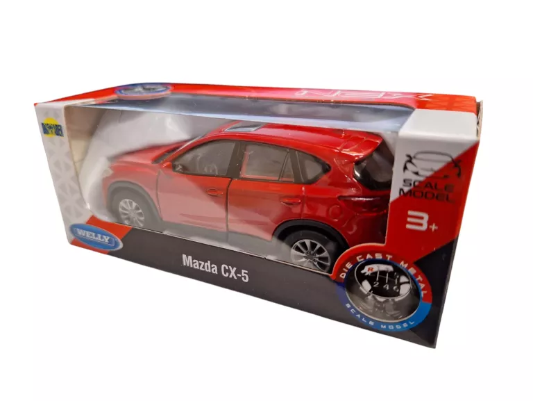 MODEL WELLY MAZDA CX-5 CZERWONA